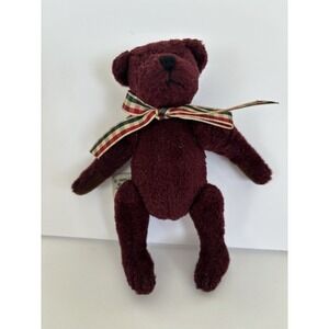 Vtg Ganz Cottage Collectibles CRANBEARY 5" Plush Mini Teddy Bear Miniature